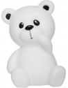 Veilleuse ourson - H 30 cm - Blanc