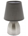 Lampe de chevet touch - Gris - Tactile à 3 intensités