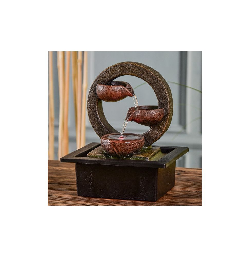 Fontaine Terai - L 21 x l 17 x H 25 cm - LED