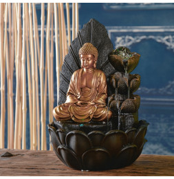 Fontaine Bouddha Hartha - L 27 x l 27 x H 40 cm - LED