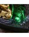 Fontaine Bouddha Haka - L 15 x l 20 x H 25 cm - LED
