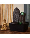 Fontaine Bouddha Haka - L 15 x l 20 x H 25 cm - LED