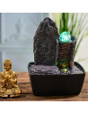 Fontaine Bouddha Haka - L 15 x l 20 x H 25 cm - LED