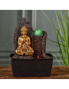 Fontaine Bouddha Haka - L 15 x l 20 x H 25 cm - LED