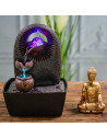 Fontaine Bouddha Bhava - L 15 x l 20 x H 25 cm - LED