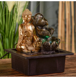 Fontaine Bouddha Arya - L 17 x l 21 x H 25 cm - LED