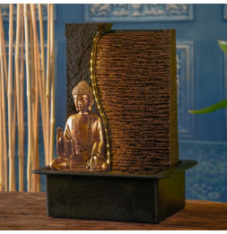 Fontaine Bouddha Jati - L 30 x l 22 x H 40 cm - LED