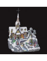 Village de Noël - L 31 cm x l 29 cm - Église du village