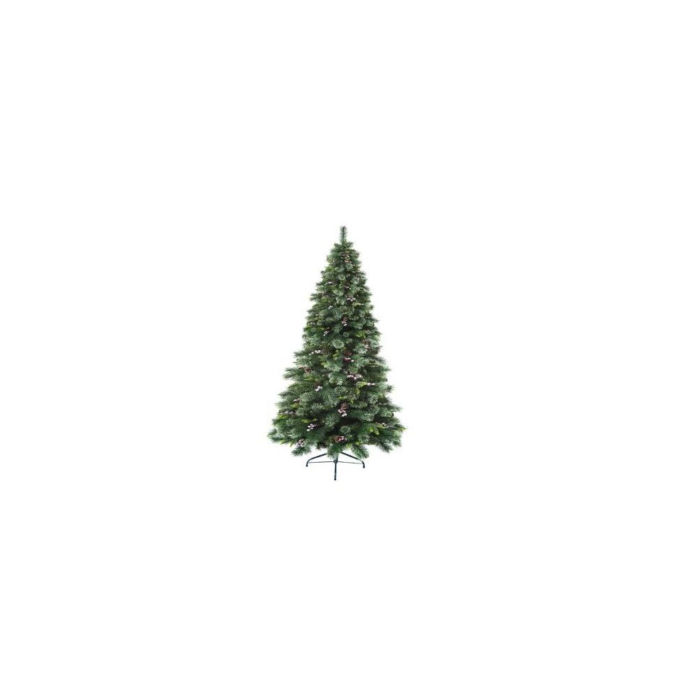 Sapin de Noël - D 128 cm x H 210 cm - Wyoming -  Vert