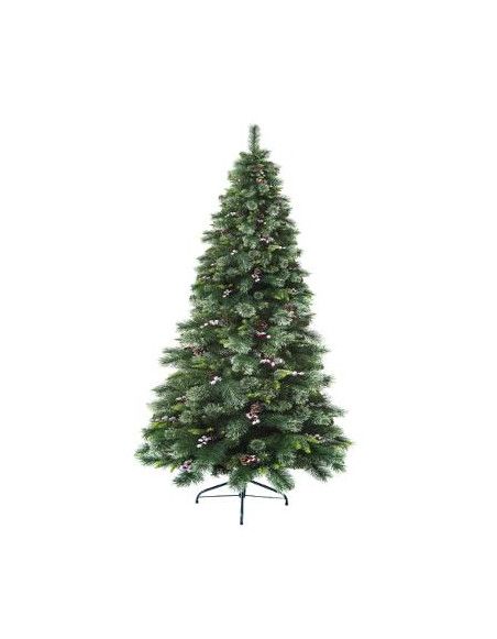 Sapin de Noël - D 128 cm x H 210 cm - Wyoming -  Vert