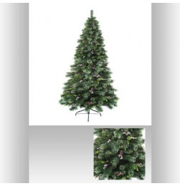 Sapin de Noël - D 128 cm x H 210 cm - Wyoming -  Vert