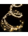 Guirlande lumineuse forme cascade 400 micro LED - 2 mètres - Blanc chaud