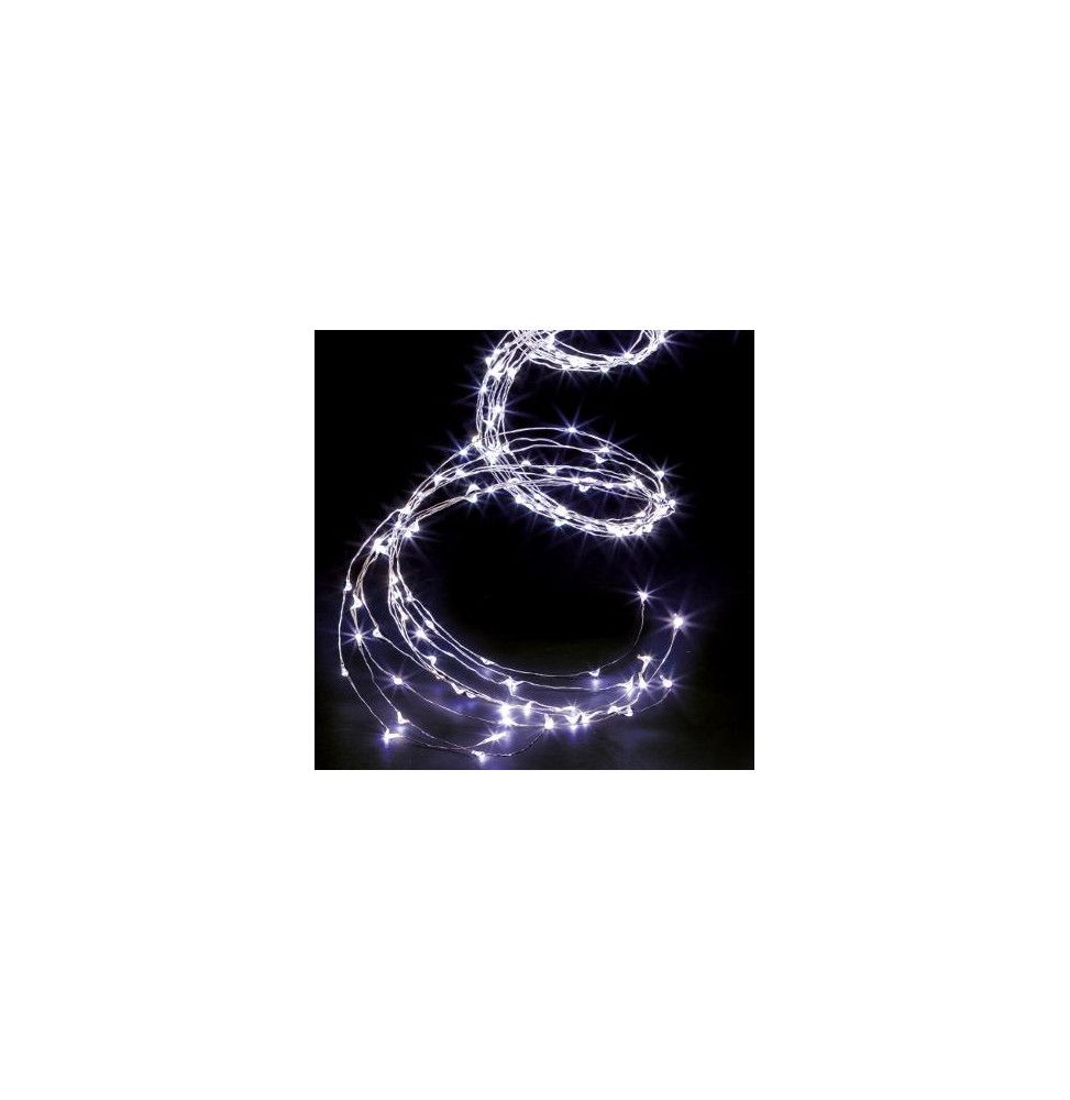 Guirlande lumineuse forme cascade - 2 M - Blanc froid