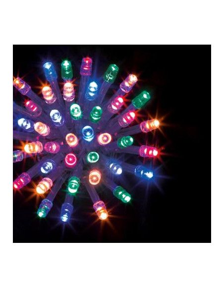 Guirlande lumineuse avec timer 200 LED - Multicolore