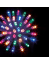 Guirlande lumineuse avec timer 200 LED - Multicolore