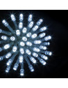 Guirlande lumineuse avec timer 200 LED fil transparent - 20 mètres - Blanc froid