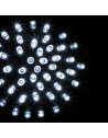Guirlande lumineuse avec timer 200 LED fil vert - 20 mètres - Blanc froid