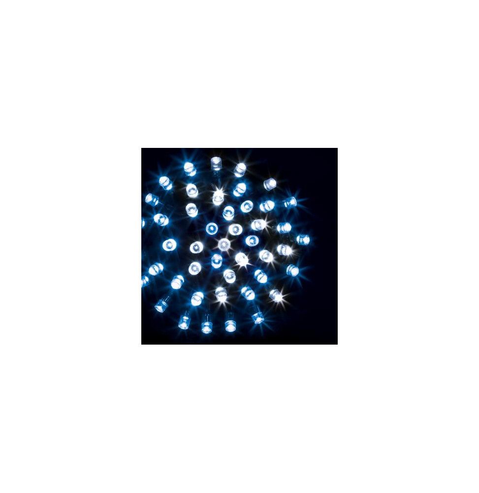 Guirlande lumineuse 200 LED avec timer - 20 mètres - Bleu foncé