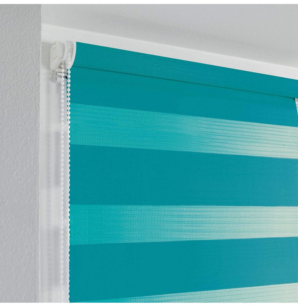 Store enrouleur tamisant - 60 x 90 cm - Daynight - Bleu