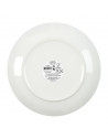 lot de 4 assiettes liséré Doré - D 26 cm - Blanc