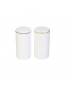 Lot de 2 salière et poivrière - Blanc