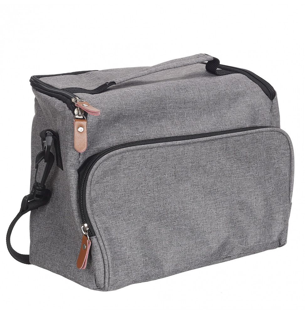 Lunch bag - L 28 cm x l 26 cm x H 18 cm - Gris