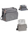 Lunch bag - L 28 cm x l 26 cm x H 18 cm - Gris