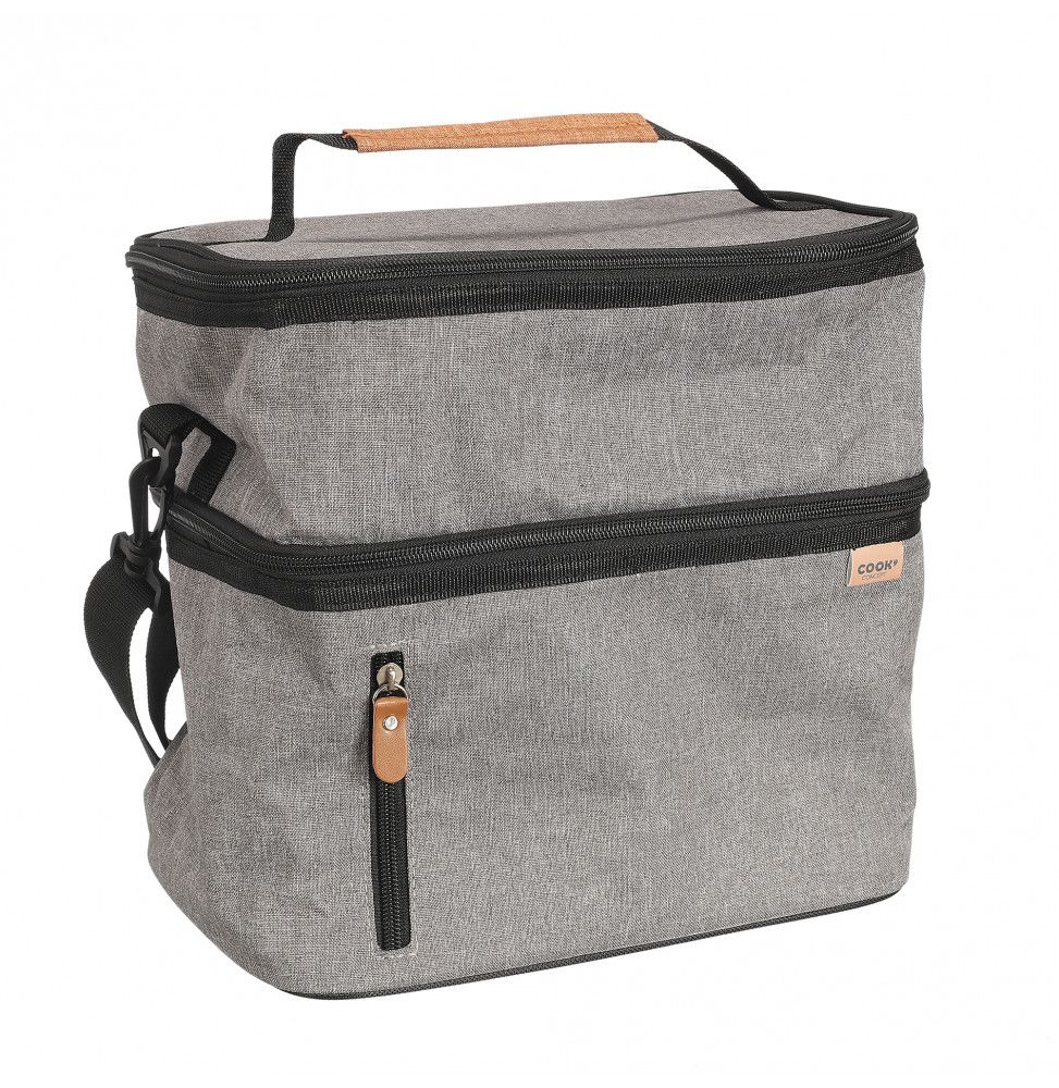 Lunch bag - L 26,7 cm x l 17,8 cm x H 27,9 cm - Gris