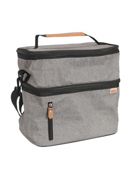 Lunch bag - L 26,7 cm x l 17,8 cm x H 27,9 cm - Gris