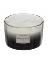 Bougie parfumée - 3 mèches - Harmony - D 13 cm x H 9,9 cm - Noir