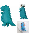 Moule à gâteaux en silicone- Dinosaure - L 28 cm x l 23,5 cm - Bleu