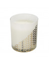 Bougie parfumée fleur de cerisier - Bijou surprise - D 7,5 x H 7,9 cm - Blanc