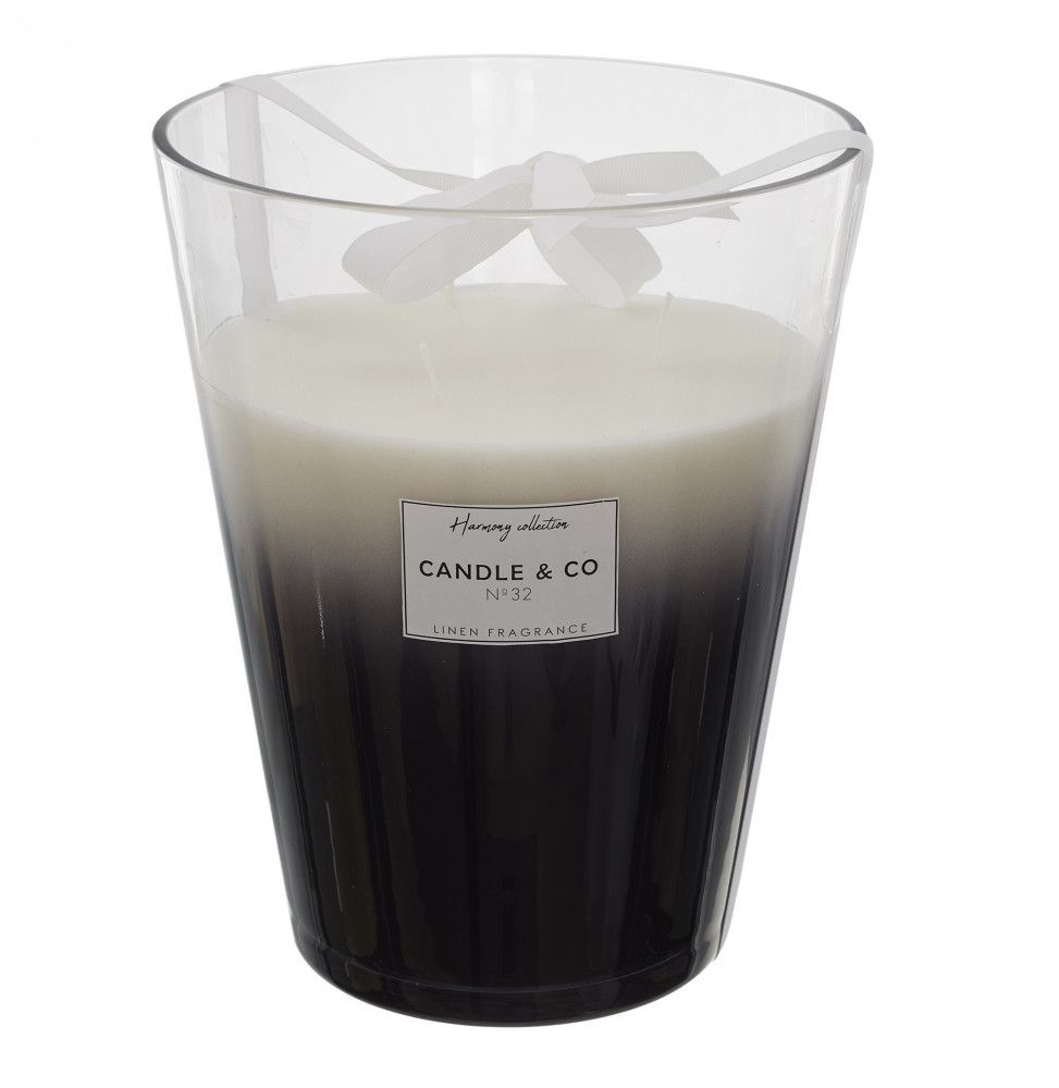 Bougie parfumée - Vase - Harmony - D 18,5 x H 23 cm - Noir