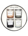 Coffret de 4 bougies parfumées - Harmony - D 5 cm x H 6.5 cm