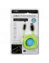 Câble de charge rapide - IPhone - Phosphorescent - L 2 M - Vert