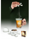 Infuseur à thé - Tête de mort - Blanc - Accessoire thé