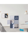 Rangement modulable - 6 cubes - L 60 x l 30 cm x H 90 cm - Gris