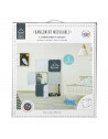 Rangement modulable - 6 cubes - L 60 x l 30 cm x H 90 cm - Gris