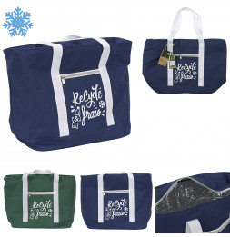 Sac fraîcheur - Matériaux recyclés - L 48 cm x l 18 cm x H 32 cm - Bleu