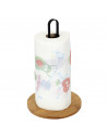 Support essuie-tout - Bambou et métal - D 16,5 cm x H 56 cm