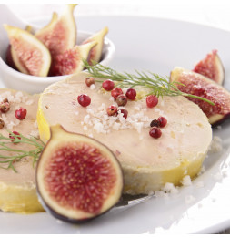 Coffret foie gras - planche à découper et lyre -  L 31 x l 17 cm - Bois