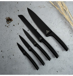 Couteau de cuisine - L 7,5 cm - Noir