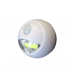 Détecteur de mouvement - 100 Lumens - L 8 cm x l 3,2 cm - Blanc