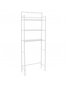 Etagère de rangement WC - L 60 x l 23 x H 160 cm - Blanc