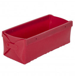 Moule à gâteaux en silicone - Pliable - L 21 cm x l9 cm x H 8 cm - Rose