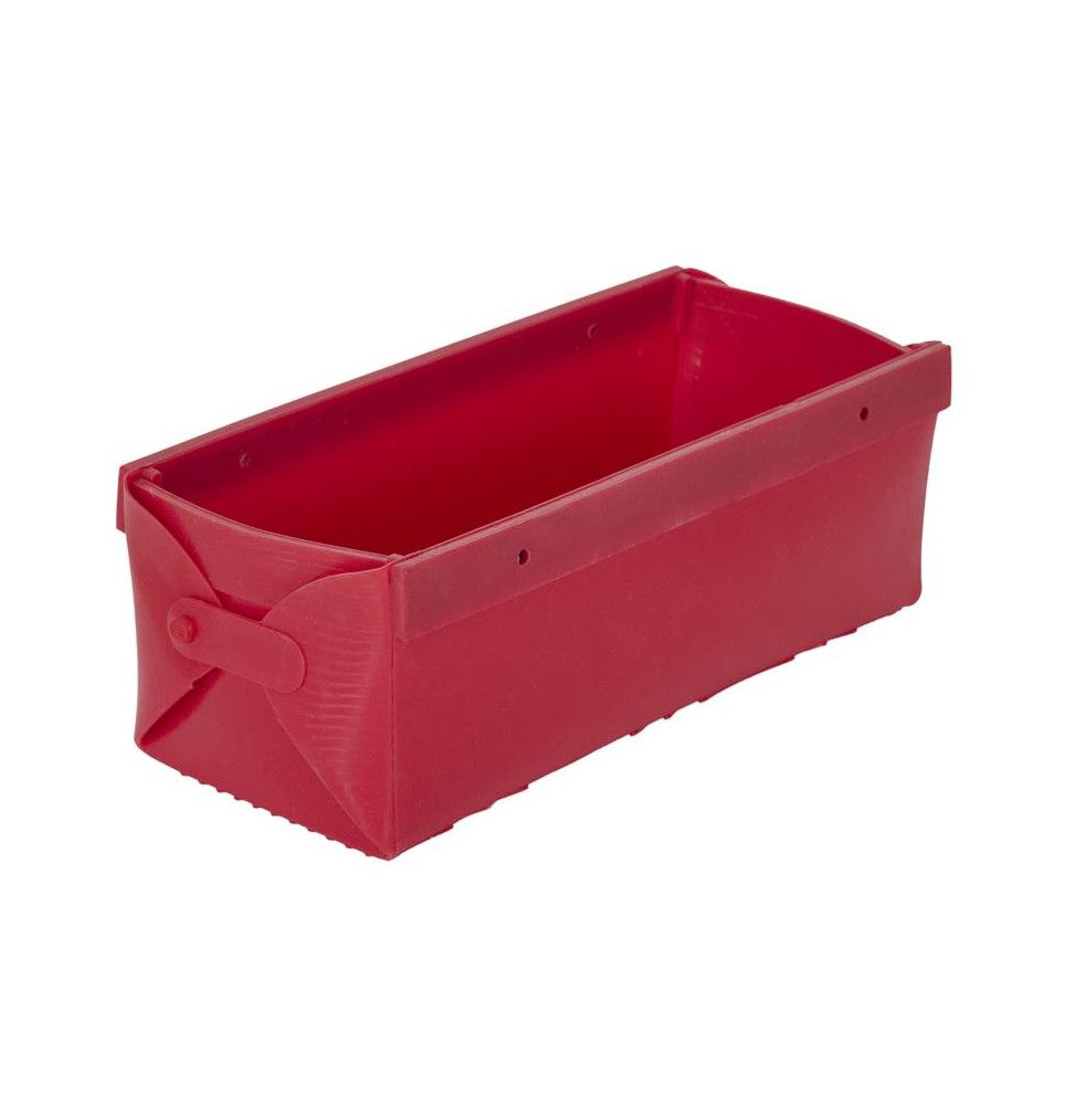 Moule à gâteaux en silicone - Pliable - L 21 cm x l9 cm x H 8 cm - Rose