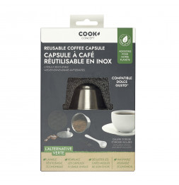 Capsule à café réutilisable en acier - Compatible Dolce gusto