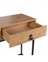 Console en bois - L 100 x l 35 cm - Noir