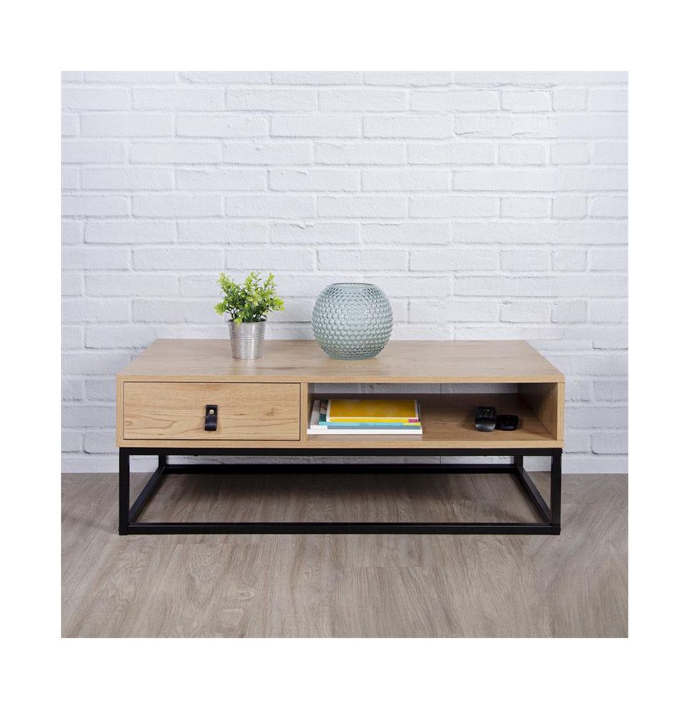 Table basse - L 100 x l 50 cm - Bois