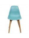 Chaise scandinave - L 46,2 x l 52 cm - Turquoise